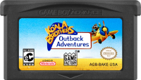 Koala Brothers Outback Adventures GameBoy Advance US box art